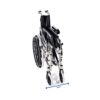 Silla de ruedas manual de aluminio plegable