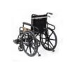 Silla de ruedas metalica