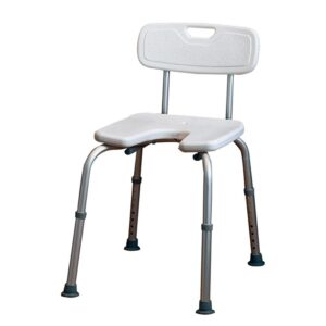 Silla de ducha con asiento en "u"