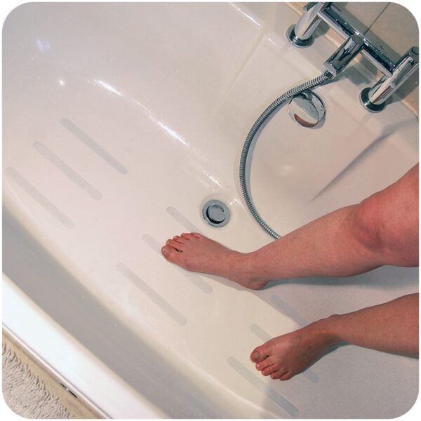 Tiras antideslizantes para bañera/ducha