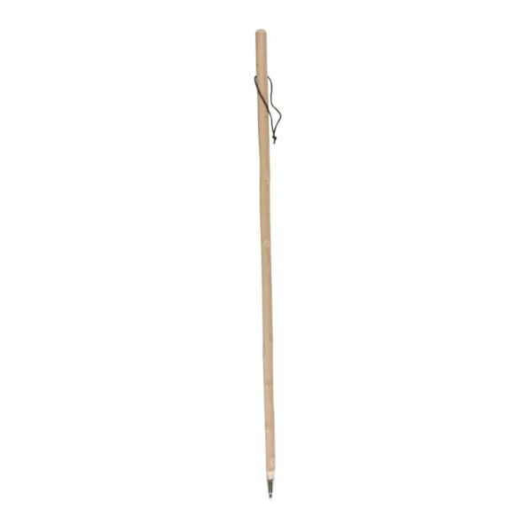 Bordón castaño barnizado, pincho
