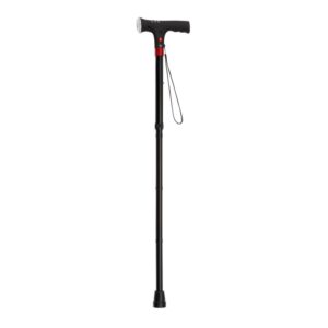 Bastón extensible con luz y alarma
