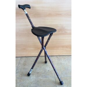 Bastón asiento aluminio estampado
