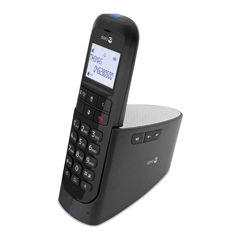 Teléfono Inalámbrico (Doro PhoneEasy 110w Duo) Teclas Parlantes -Negro-, Productos para mayores