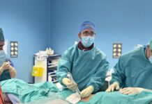 Policlínica Gipuzkoa realiza la primera intervención mínimamente invasiva del territorio contra la claudicación por la estenosis lumbar